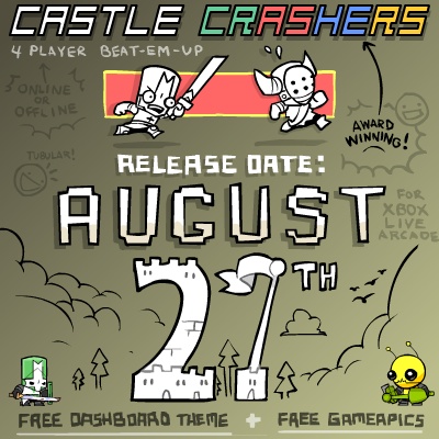 Yesterday was Castle Crashers' birthday! We can't believe our second g