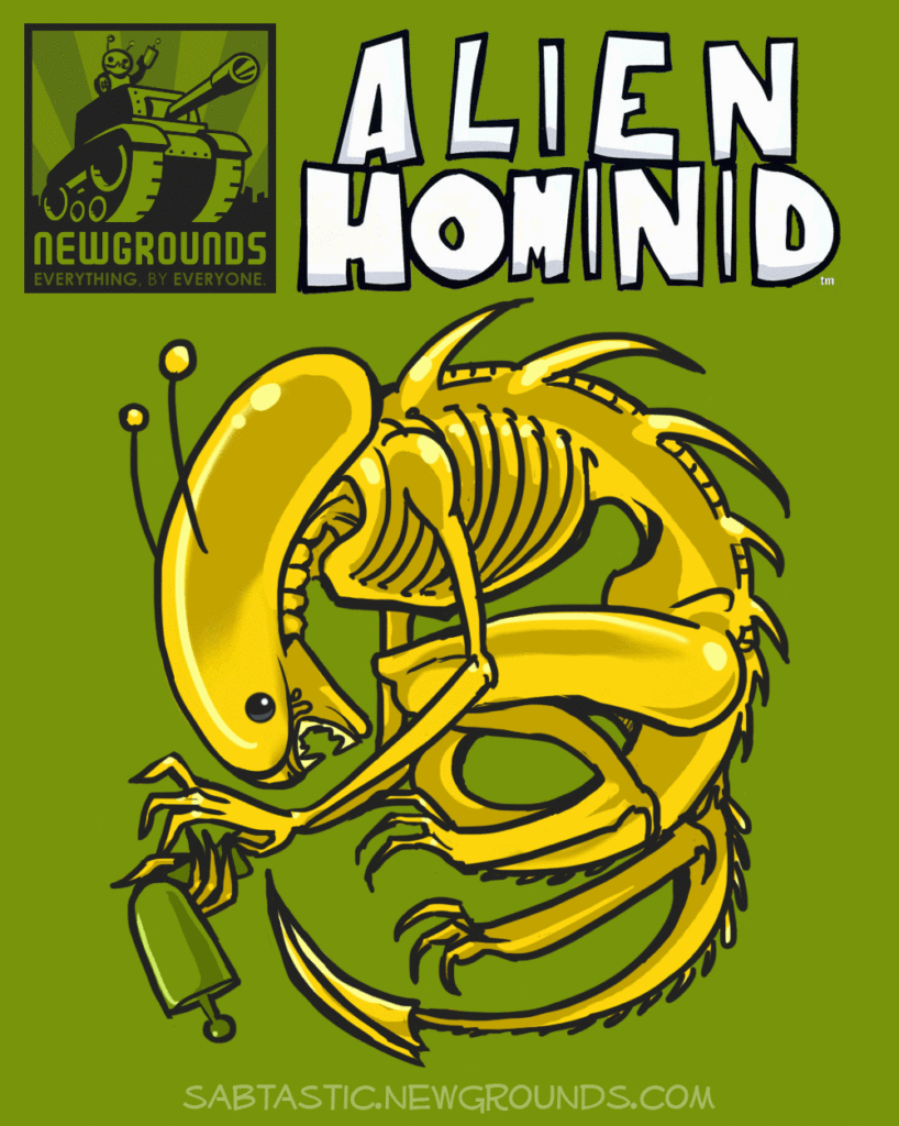 Alien vs. Alien Hominid Fan Art Contest – The Behemoth Blog