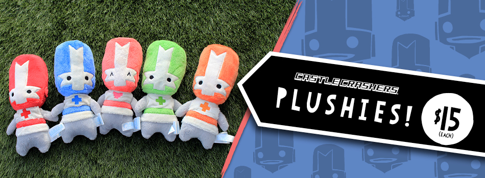 castle crashers plush pink