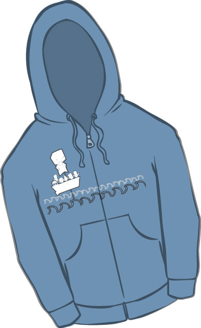 A new BattleBlock Theater hoodie! 