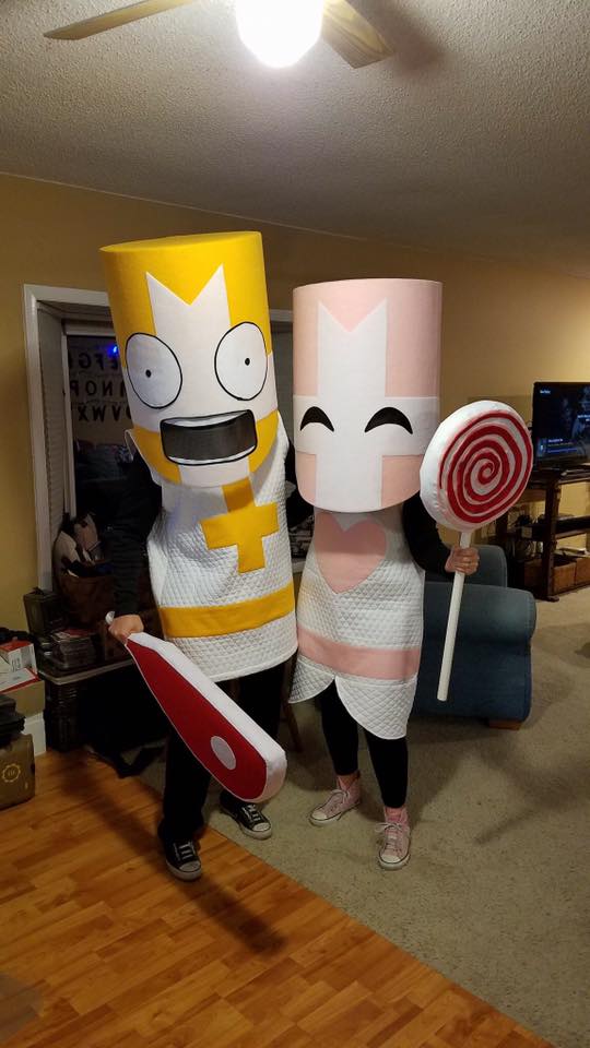 castle crashers costumes