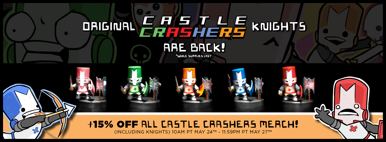 castle crashers merch