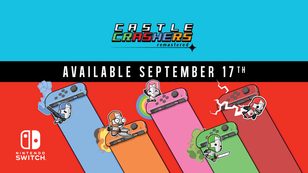 Castle Crashers Remastered coming to PS4 and Nintendo Switch September 17 –  Destructoid