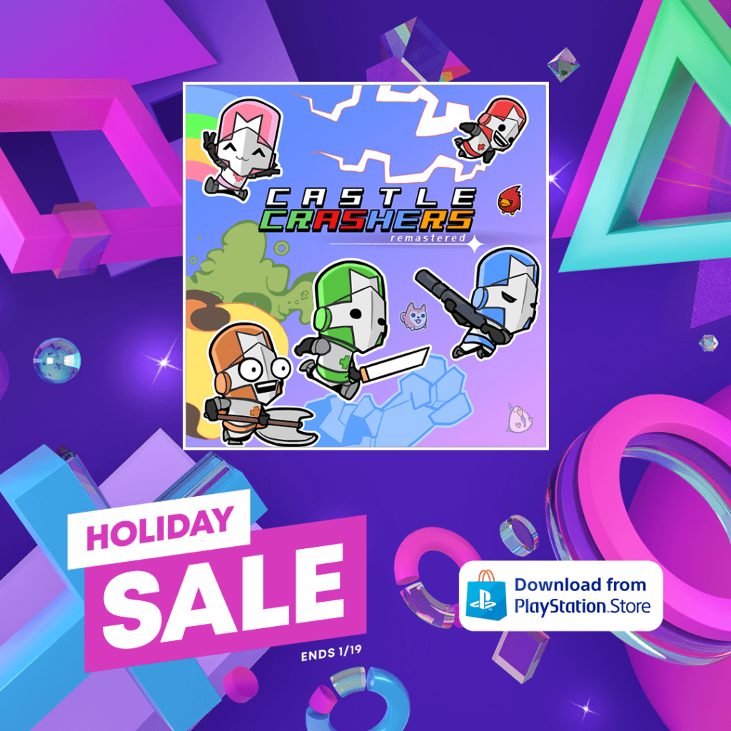 The Behemoth 👽 on X: Dear PS4/5 friends, Castle Crashers Remastered is  currently 50% off for the Planet of Discounts Sale!⚔️    / X