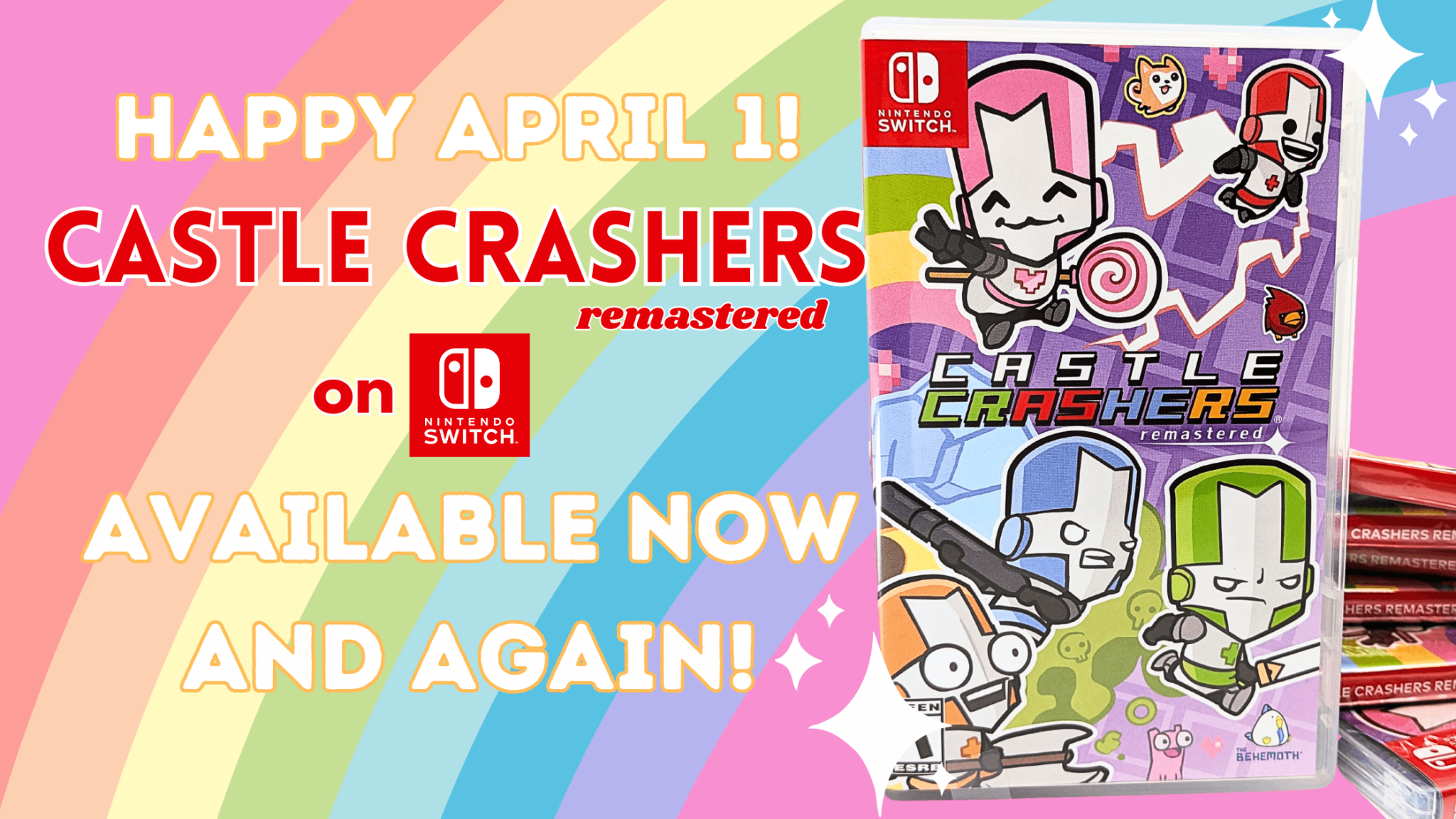 Castle Crashers Physical Now Available On Our Merch Store The Behemoth Blog